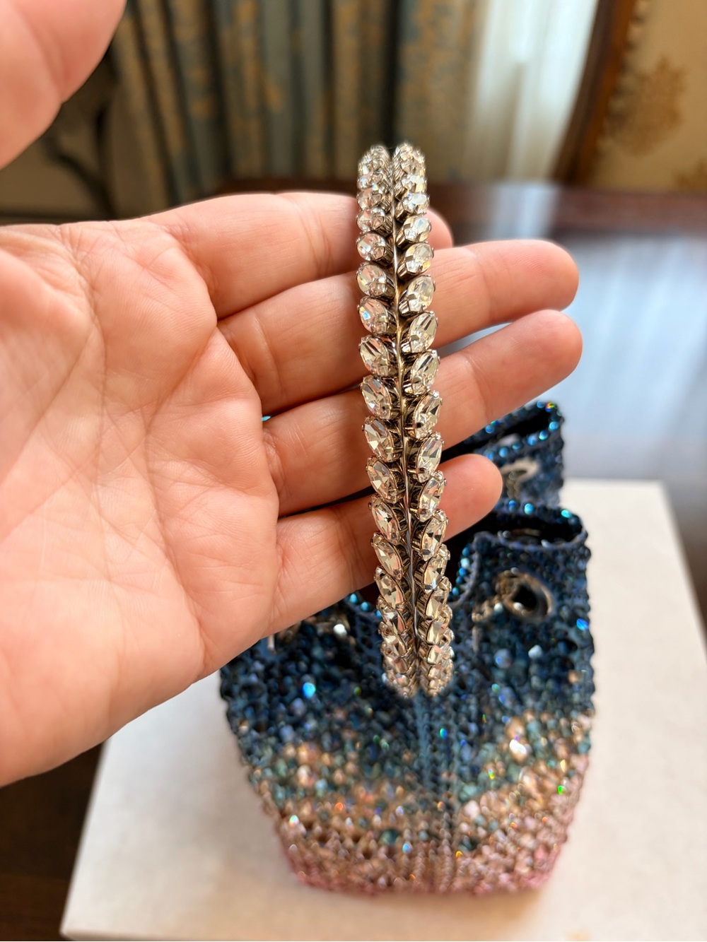 Jimmy Choo bon bon ombre Crystals bag - Picture 7 of 17
